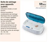 Boîte de séchage pour appareils auditifs à 59,90 € dans le catalogue Technicien de Santé