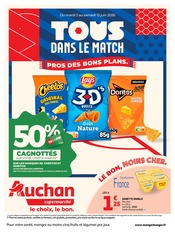 Prospectus Supermarchés Auchan Supermarché en cours à Lorgues et alentours, "TOUS DANS LE MATCH", 12 pages, 02/06/2026 - 13/06/2026 Catalogue Supermarchés Auchan Supermarché en cours à Lorgues et alentours, "TOUS DANS LE MATCH", 12 pages, 02/06/2026 - 13/06/2026