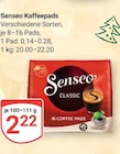 Kaffeepads im Angebot bei GLOBUS in Brühl Kaffeepads Angebote von Senseo bei GLOBUS Brühl für 2,22 €