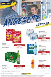 Aktueller METRO Supermarkt Prospekt in Großbettlingen und Umgebung, "Wochenangebote Händler + Monats-Mix August" mit 26 Seiten, 01.09.2025 - 06.09.2025