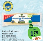 Hessischer Bio-Handkäse Minis von Alnatura im aktuellen tegut Prospekt für 1,79 €