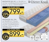 MATRATZE GEL KS im Angebot bei BRAUN Möbel-Center in Albstadt MATRATZE GEL KS Angebote von Dieter Knoll bei BRAUN Möbel-Center Albstadt für 799,00 €