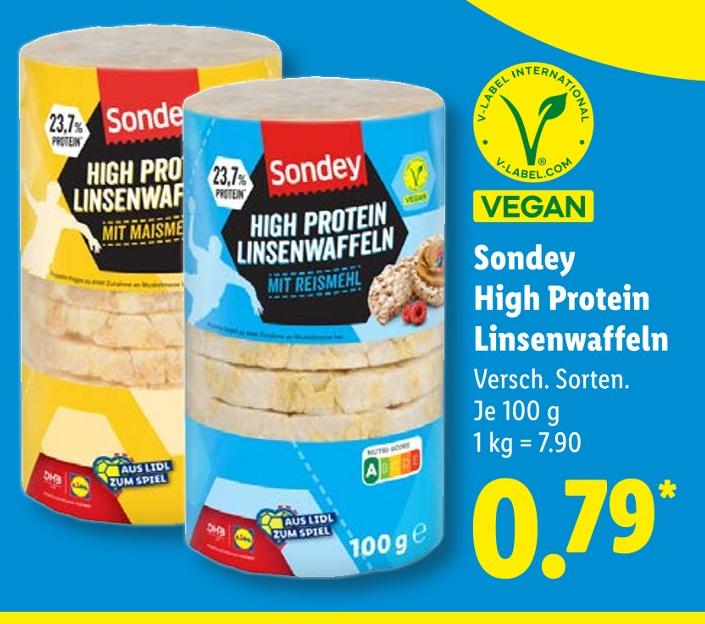 High Protein Linsenwaffeln