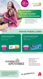 mea - meine apotheke Apotheken Prospekt der aktuellen Woche mit 4 Seiten, gültig von 01.10.2025 bis 31.10.2025, in Wäschenbeuren und Umgebung Aktueller mea - meine apotheke Apotheken Prospekt in Wäschenbeuren und Umgebung, "Unsere Oktober-Angebote" mit 4 Seiten, 01.10.2025 - 31.10.2025