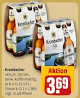 Pils im Angebot bei REWE in Hattingen Pils Angebote von Krombacher bei REWE Hattingen für 3,69 €