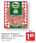 Käsewurst gebraten bei EDEKA im Fischbachtal Prospekt für 1,49 €