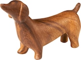 Dackel aus Keramik in Holzoptik, braun (16x10x5 cm) im aktuellen Prospekt bei dm-drogerie markt in Murrhardt