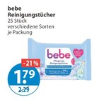 Reinigungstücher von bebe im aktuellen V-Markt Prospekt für 1,79 €