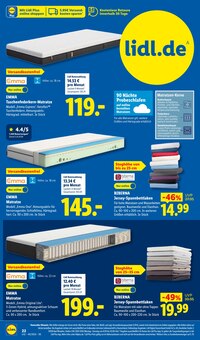 Spannbettlaken im aktuellen Lidl Prospekt (Mainz) Spannbettlaken im Lidl Prospekt "LIDL LOHNT SICH" mit 71 Seiten (Mainz)