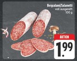 Bergsalami Angebote bei EDEKA Altenburg für 1,99 €