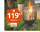 Brasero Irving medium - REDFIRE en promo chez Mr. Bricolage Ajaccio à 119,00 €