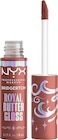Lipgloss Bridgerton Royal Butter 02 Praline im Angebot bei dm-drogerie markt in Fulda Lipgloss Bridgerton Royal Butter 02 Praline Angebote von NYX PROFESSIONAL MAKEUP bei dm-drogerie markt Fulda für 5,95 €