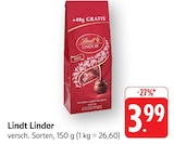 Lindor Milch Angebote von Lindt bei EDEKA Worms für 3,99 €