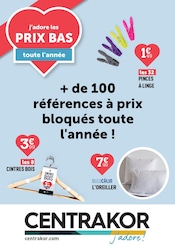 Vaisselle Angebote im Prospekt "J'adore les PRIX BAS" von Centrakor auf Seite 1