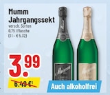 Jahrgangssekt im Angebot bei Trinkgut in Hagen Jahrgangssekt Angebote von Mumm bei Trinkgut Hagen für 3,99 €