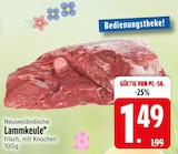 Neuseeländische Lammkeule im Angebot bei EDEKA in Landshut Neuseeländische Lammkeule Angebote bei EDEKA Landshut für 1,49 €