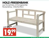 Wreesmann - Holz-Friesenbank Angebot im Prospekt Holz-Friesenbank bei Wreesmann im Prospekt "" für 19,99 €