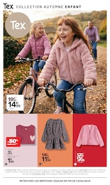 Prix et réduction Robe Fille dans le prospectus Carrefour en cours Offre Robe Fille dans le catalogue Carrefour du moment à la page 14