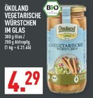 Vegetarische Würstchen im Glas im Angebot bei Marktkauf in Bielefeld Vegetarische Würstchen im Glas Angebote von Ökoland bei Marktkauf Bielefeld für 4,29 €