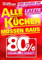 Höffner Prospekt für Reiser mit 52 Seiten Höffner Prospekt für Reiser: "Alle Küchen müssen raus", 52 Seiten, 22.01.2021 - 18.02.2021