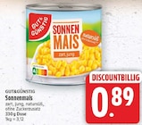 Sonnenmais von GUT&GÜNSTIG für 0,89 € bei E center im Angebot Sonnenmais von GUT&GÜNSTIG im aktuellen E center Prospekt