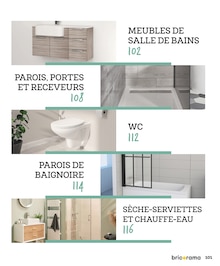 Prospectus Bricorama en cours, "Inspiration SALLE DE BAINS", page 2 sur 21