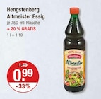 Altmeister Essig von Hengstenberg im aktuellen V-Markt Prospekt für 0,99 €