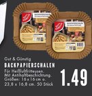 Backpapierschalen Angebote von Gut & Günstig bei EDEKA Bochum für 1,49 €