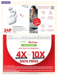 Offre Écouteurs dans le catalogue Auchan Hypermarché du moment à la page 2