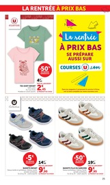 Promos Chaussures dans le catalogue "SUPER U" de Super U Chaussures en promo dans le catalogue Super U à la page 25