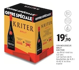 Vin mousseux brut - KRITER dans le catalogue Intermarché Hyper