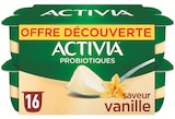 Yaourt aux probiotiques en offre découverte saveur vanille - ACTIVIA en promo chez Intermarché Yaourt aux probiotiques en offre découverte saveur vanille - ACTIVIA dans le catalogue Intermarché