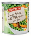 Junge Erbsen mit Möhrchen sehr fein von Freshona im aktuellen Lidl Prospekt