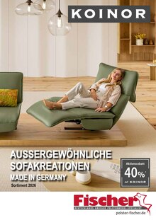 Sitzmöbel im aktuellen Polstermöbel Fischer Prospekt (Erlangen) Sitzmöbel im Polstermöbel Fischer Prospekt "Koinor" mit 24 Seiten (Erlangen)