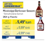 Mississippi Barbecue-Saucen im aktuellen METRO Prospekt für 5,87 €