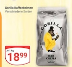 Kaffeebohnen Angebote von Gorilla bei GLOBUS Ludwigshafen für 18,99 €