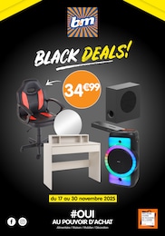 Catalogue Meubles & Décorations de B&M à Limoux Prospectus B&M à Limoux, "BLACK DEALS!", 14 pages, 17/11/2025 - 30/11/2025