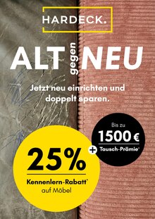 Couch im HARDECK Prospekt "ALT gegen NEU" mit 1 Seiten (Wuppertal)