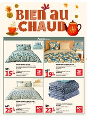 Promos Lit dans le catalogue "BIEN AU CHAUD" de Auchan Hypermarché Lit en promo dans le catalogue Auchan Hypermarché à la page 3