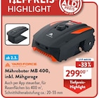 Mähroboter MB 400 Angebote von YARD FORCE bei ALDI SÜD Dreieich für 299,00 €