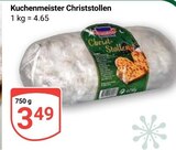 Christstollen Angebote von Kuchenmeister bei GLOBUS Braunschweig für 3,49 €