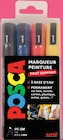 4 marqueurs peinture assortis pointe fine - POSCA - Intermarché Hyper 4 marqueurs peinture assortis pointe fine - POSCA à 11,13 € dans le catalogue Intermarché Hyper