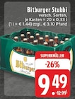 Aktuelles Bitburger Stubbi Angebot bei E center in Troisdorf ab 9,49 €