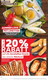 Vollkornbrot Angebot im Kaufland Prospekt, gültig von 24.07.2025 bis 30.07.2025 Vollkornbrot Angebot im aktuellen Kaufland Prospekt auf Seite 24