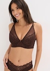 Schalen-BH mit zarter Spitze in dunkelbraun Angebote von bonprix bei bonprix. Haltern am See für 17,99 €