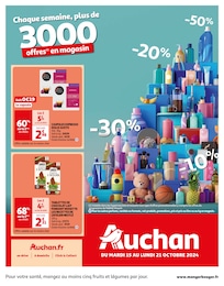 Prospectus Auchan Hypermarché à Sévignacq, "Chaque semaine, plus de 3000 offres en magasin", 32 pages, 15/10/2024 - 21/10/2024