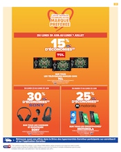 Promos Casque dans le catalogue "PASSEZ L’ÉTÉ CONNECTÉS À VOS ENVIES !" de Carrefour à la page 5 Promos Casque dans le catalogue "PASSEZ L’ÉTÉ CONNECTÉS À VOS ENVIES !" de Carrefour à la page 5