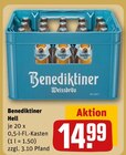 Hell Angebote von Benediktiner bei REWE Bedburg für 14,99 €