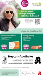 mea - meine apotheke Prospekt für Hamburg mit 4 Seiten mea - meine apotheke Prospekt für Hamburg: "Unsere Juli-Angebote", 4 Seiten, 01.07.2025 - 31.07.2025