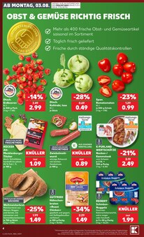 Zwiebelmettwurst im aktuellen Kaufland Prospekt (Hamburg) Zwiebelmettwurst im Kaufland Prospekt "Hier bin ich richtig" mit 73 Seiten (Hamburg)
